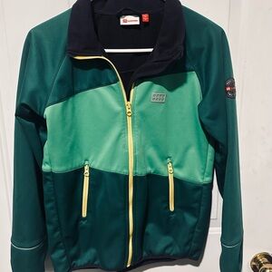 Lego Green and Yellow Kids Raincoat